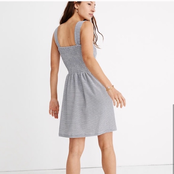 Madewell Texture and Thread Smocked Dress - Picture 3 of 8